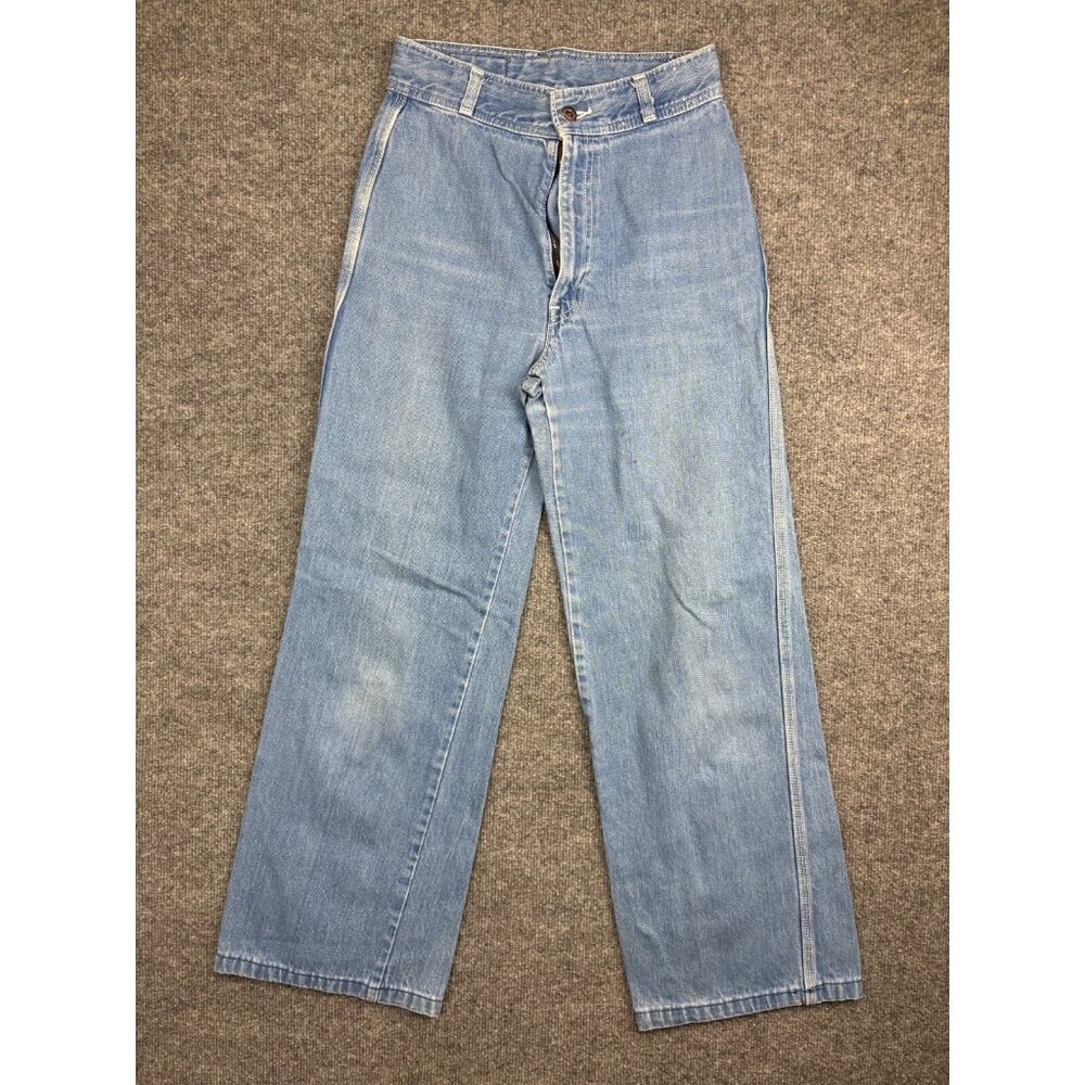 Vintage 1970s Levi's Texas Riders Jeans Women's 11 Blue Western Cowgirl USA Made